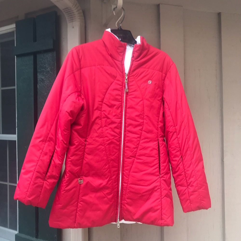 Coat - Reversible Red or White                             Like NEW without tags